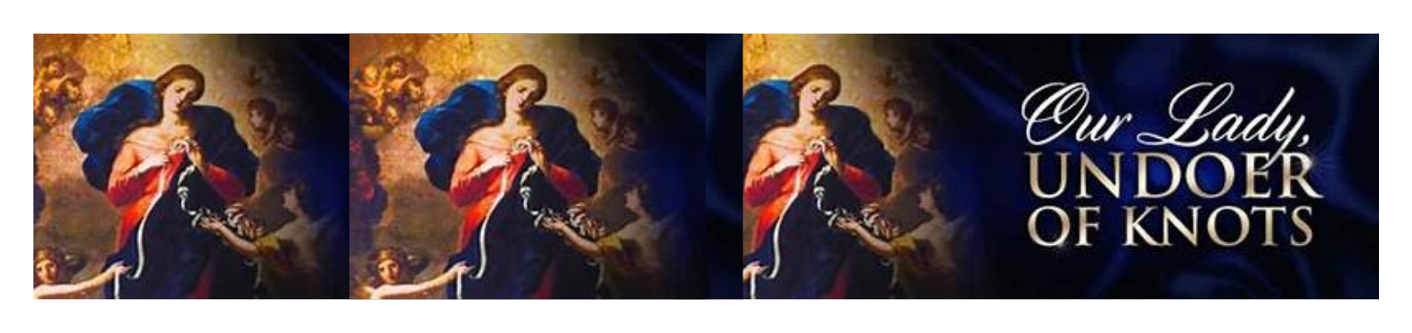 our lady of undoer of knots banner.png